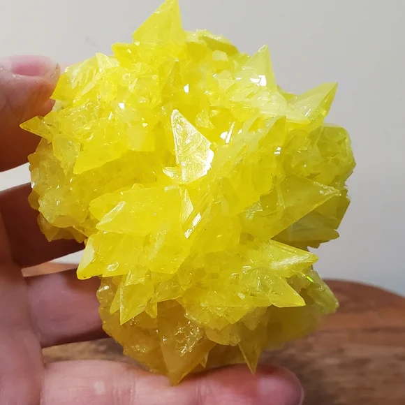 Sulfur Crystals on Matrix 0.61 lbs - Picture 8 of 17
